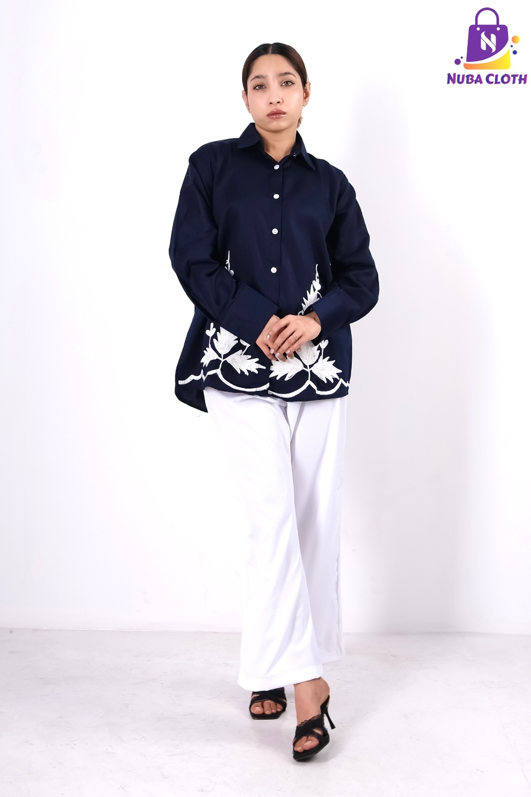 Women's Two Piece Slub Co...